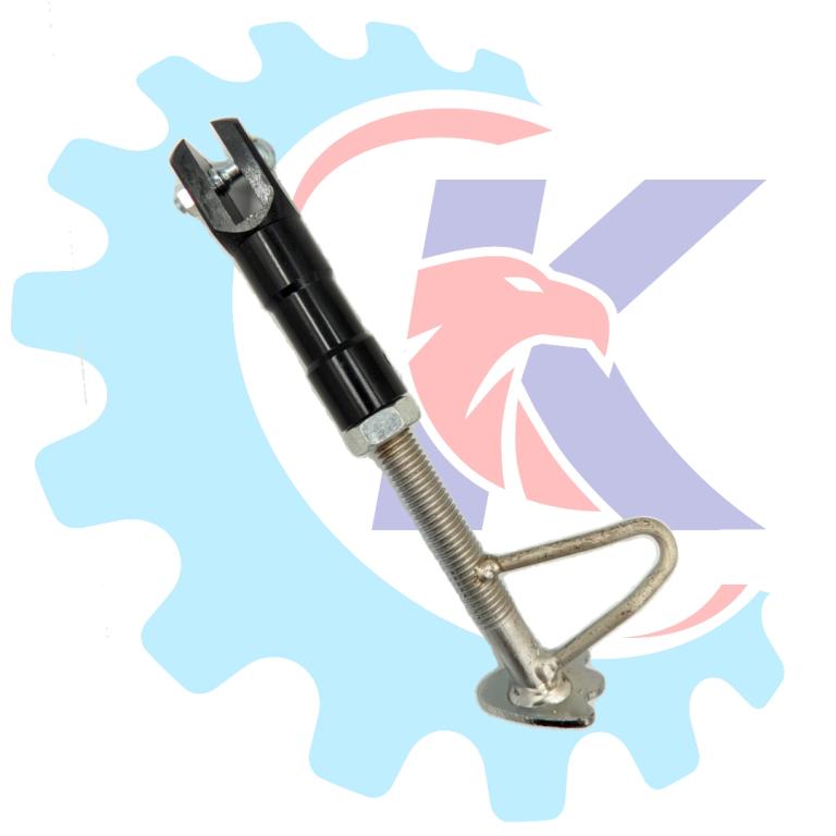 CAVALETE LATERAL 17 CM PRETO ALUMINIO POP/BIZ RR RACING