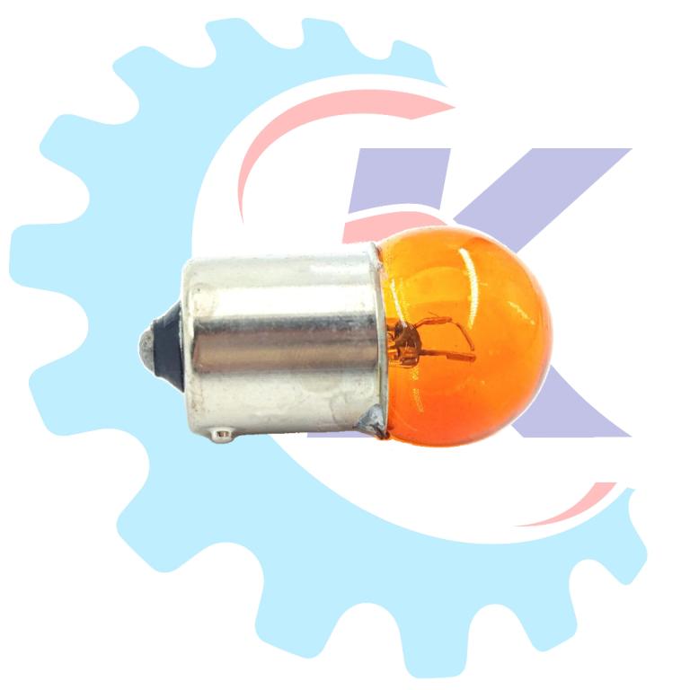 LAMPADA PISCA PE FERRO 12V 10W TITAN/FAN 150/NXR 150 13-16 AMARELA EMBUS