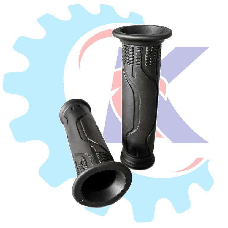 MANOPLA TITAN/FAN 125-150-160 CARGO VAZADA P/ PESO RISCADINHA PRETO RPG