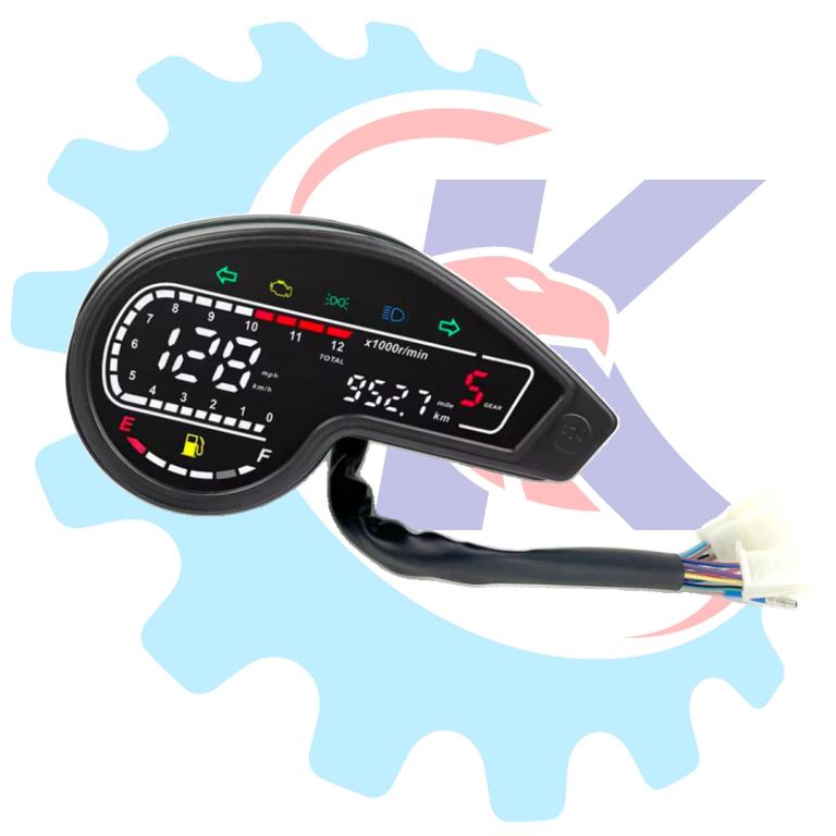 PAINEL COMPLETO NXR 150 09-15 DIGITAL LED LENTE FUME BLACKOUT EMBUS
