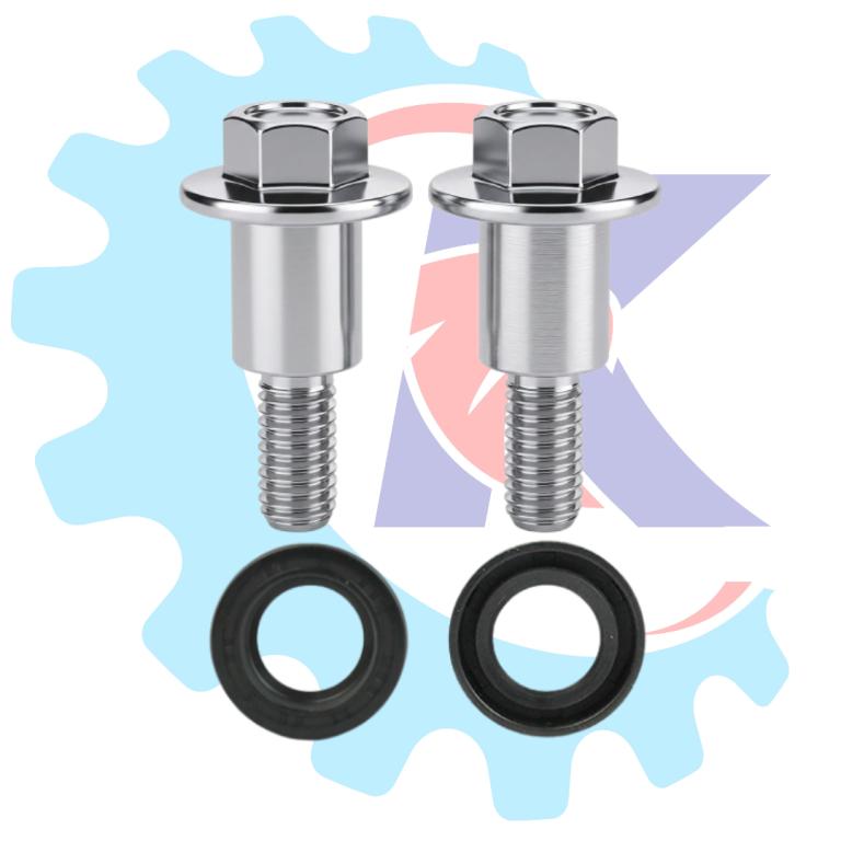 KIT PARAFUSO+RETENTOR TAMPA VALVULA TITAN/FAN 150/NXR 150 MOTOK