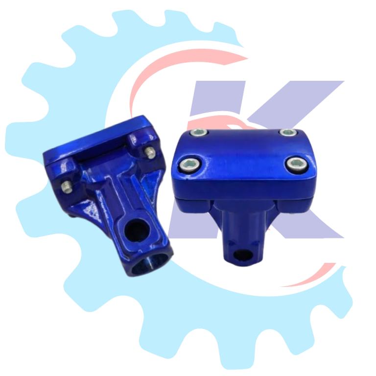 ADAPTADOR GUIDAO AZUL ALUMINIO POP 100/POP 110 RR RACING