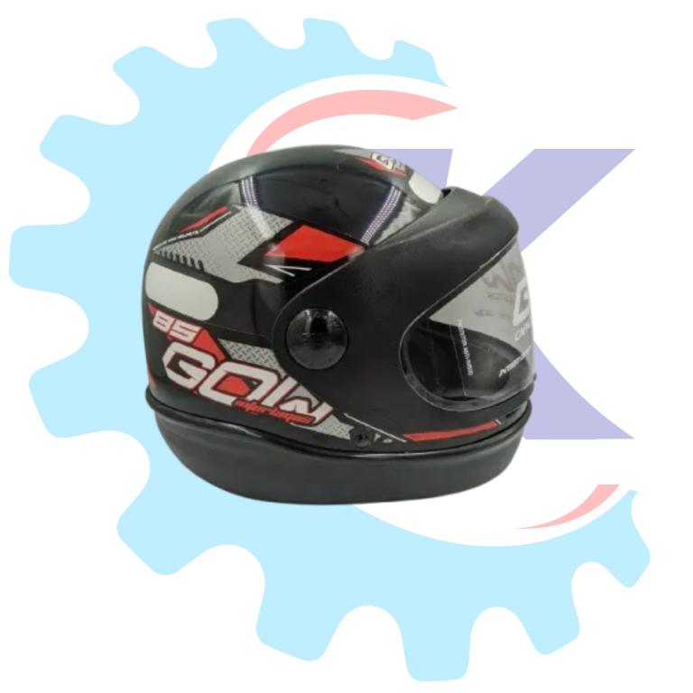 CAPACETE INTERLAGOS TAM. 58 PRETO/PRATA GOW