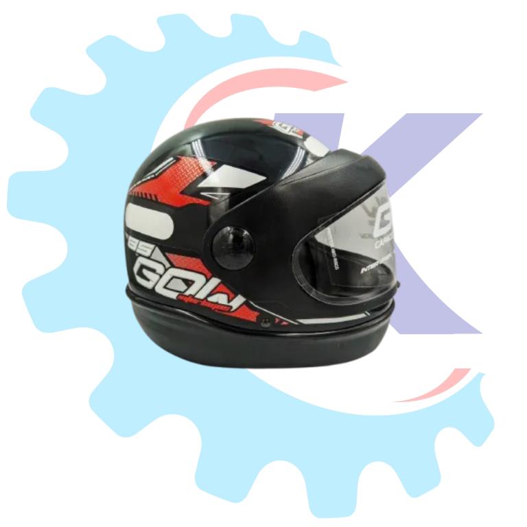 CAPACETE INTERLAGO TAM. 58 PRETO/VERMELHO GOW