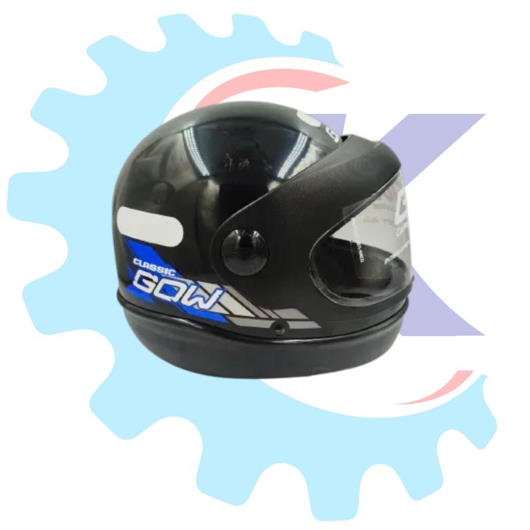 CAPACETE INTERLAGOS CLASSIC TAM. 60 PRETO/AZUL GOW