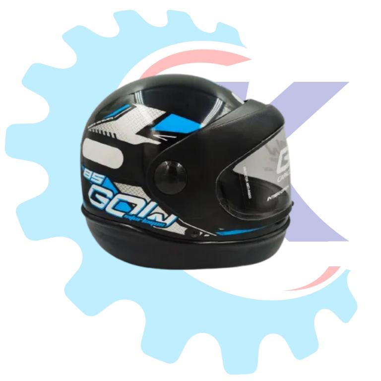 CAPACETE INTERLAGOS TAM. 56 PRETO/AZUL GOW