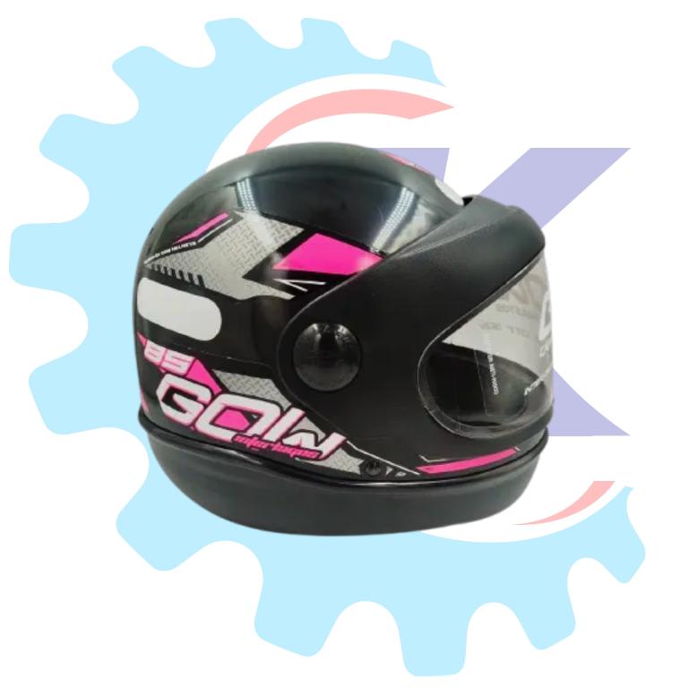 CAPACETE INTERLAGOS TAM. 56 PRETO/ROSA GOW