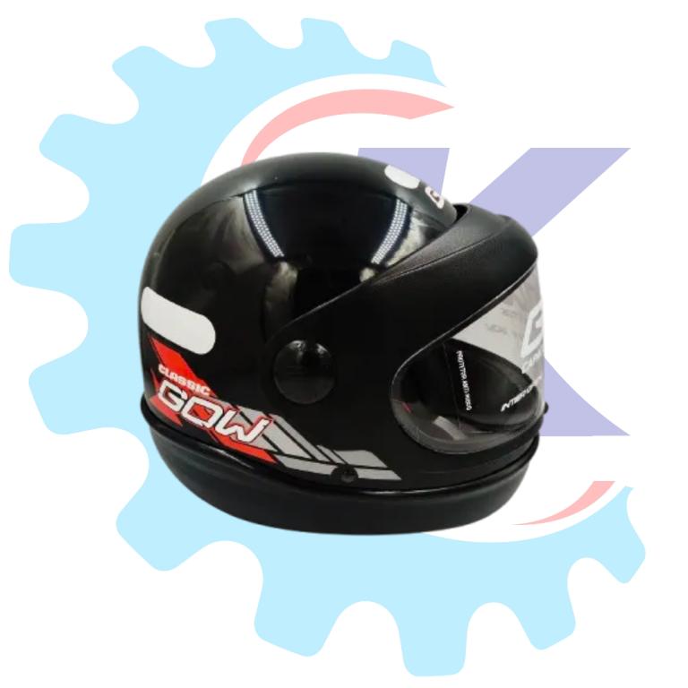 CAPACETE INTERLAGOS CLASSIC TAM. 60 PRETO BRILHANTE GOW