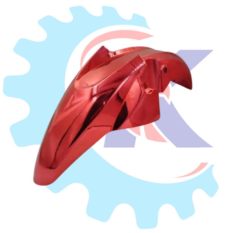 PARALAMA DIANT METALIZADO VERMELHO TITAN/FAN 125 14- RR RACING