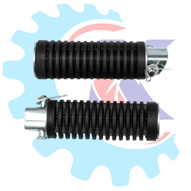 PEDALEIRA TRAS REDONDA (PAR) TITAN FAN 125/150 POP 100/110 BIZ 100/110/125 IRON