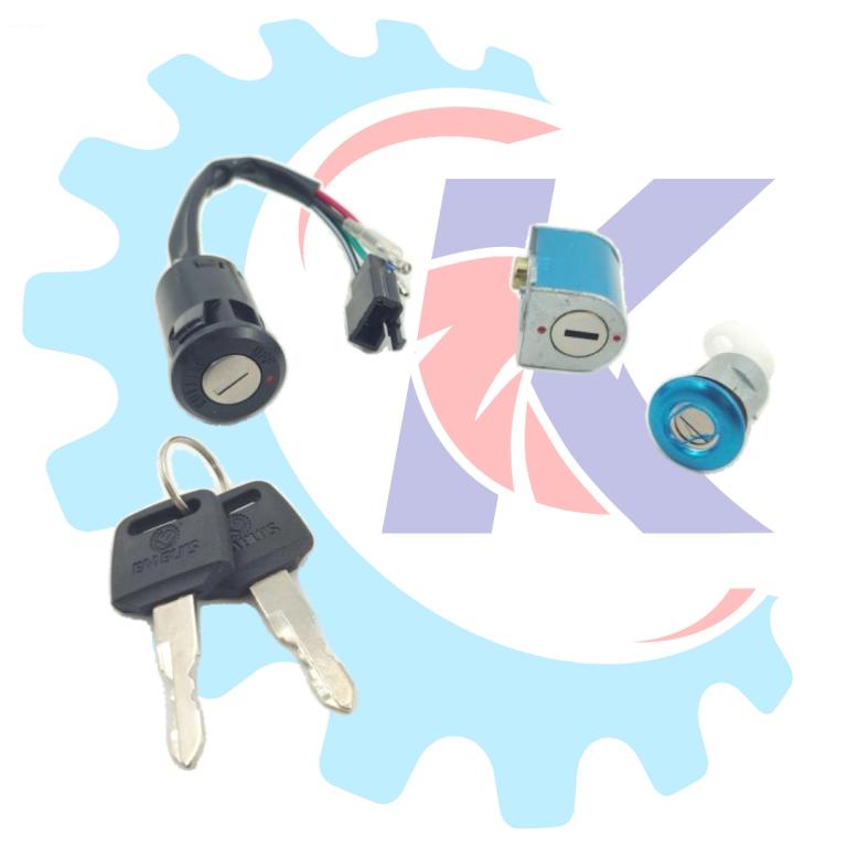 KIT IGNICAO C/ TRAVA POP 100 07-15 3 PECAS S/ TAMPA TANQUE MAGNETRON