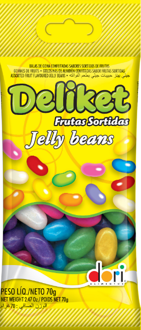 DELIKET FRUTAS CONF. DORI 70G