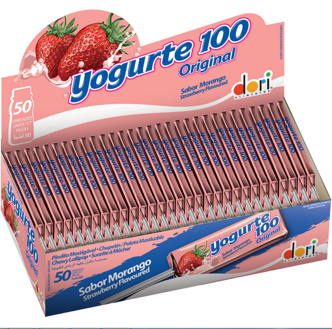 PIRULITO YOGURTE100 MAST DORI 50X11,2G