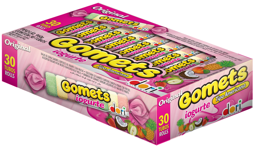 GOMETS GOMA TUBO IOGURTE DORI 30X32G