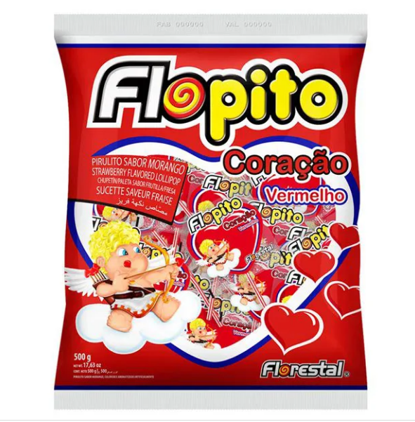 PIRULITO FLORESTAL CORACAO VERMELHO 500G (50)