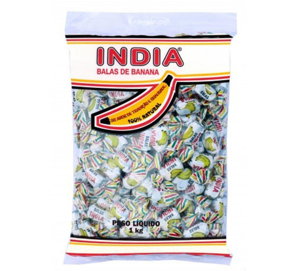 BALAS DE BANANA INDIA 1KG (150)
