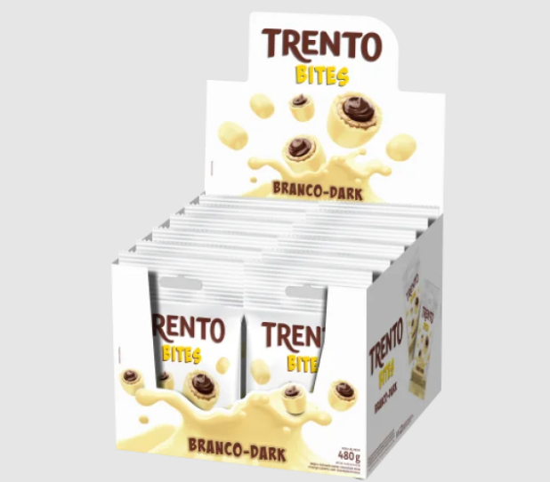 TRENTO BITES BRANCO DARK 12X40G