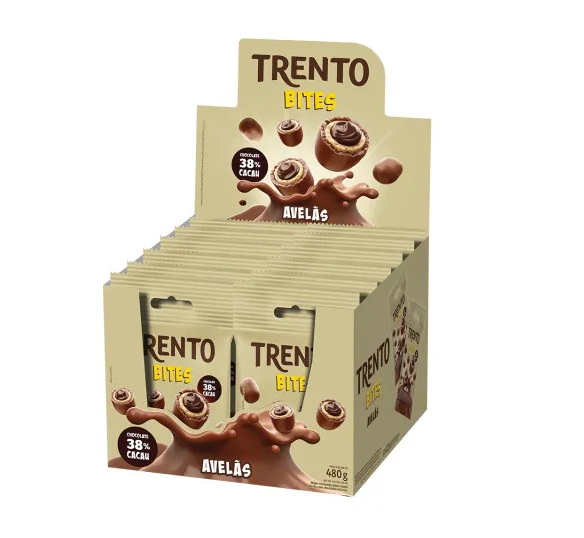 TRENTO BITES AVELA AO LEITE 12X40G
