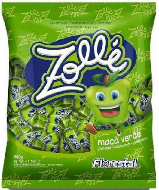 BALA MASTIGAVEL FLORESTAL ZOLLE MACA VERDE 500G (100)