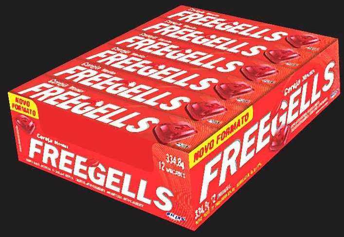DROPS FREEGELLS PLAY CEREJA 12UN