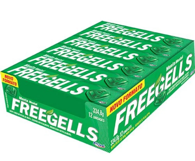 DROPS FREEGELLS PLAY MENTA 12UN