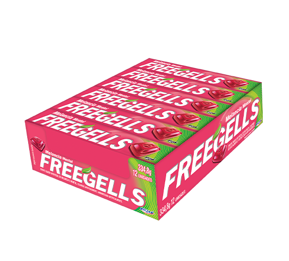 DROPS FREEGELLS PLAY MELANCIA 12UN