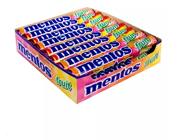 MENTOS STICK FRUTAS 16X37,5G