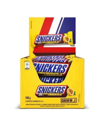 CHOC. SNICKERS MARACUJA 20X45G