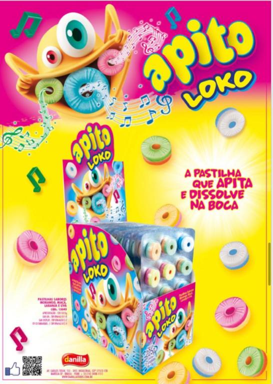 DANILLA APITO LOKO PASTILHA15X15G