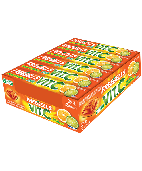 DROPS FREEGELLS PLAY VIT C 12UN