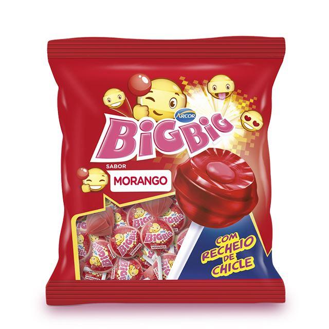 PIRULITO BIG BIG MORANGO ARCOR 500GR (50)