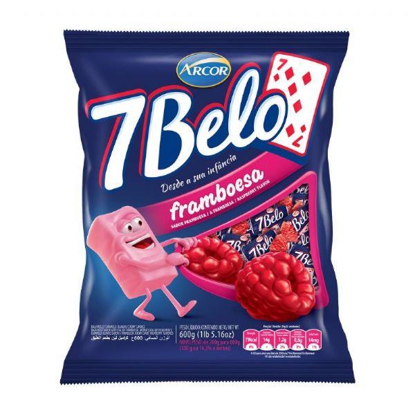 BALA 7 BELO FRAMBOESA 500G (100)