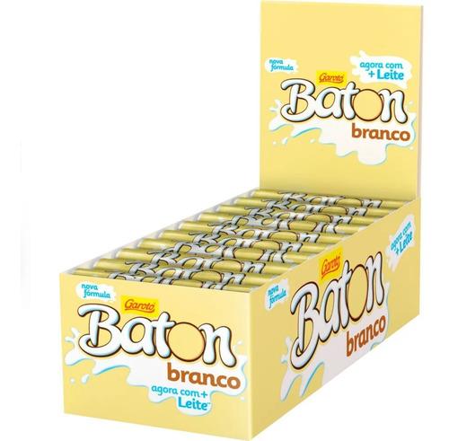 CHOC. GAROTO BATON BRANCO 30X16G