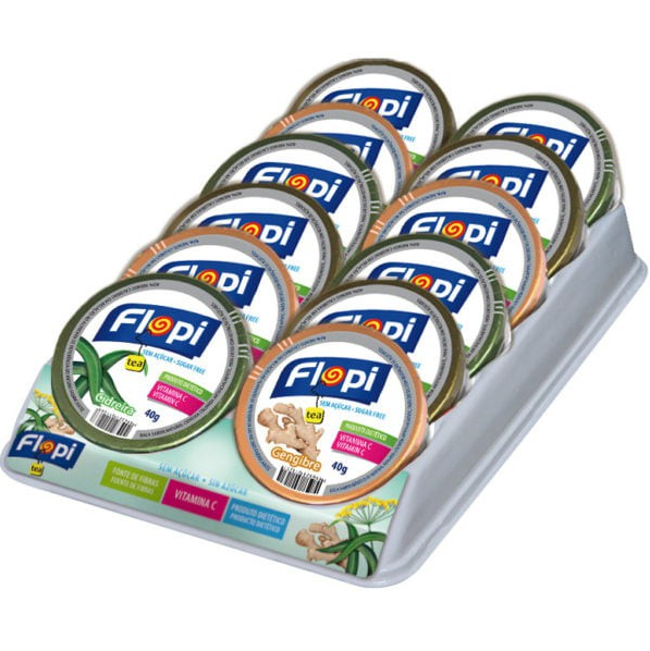 BALA FLOPI SEM ACUCAR SORTIDA FLORESTAL 12X40G