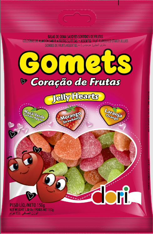 GOMETS GOMA CORACAO DORI 150G