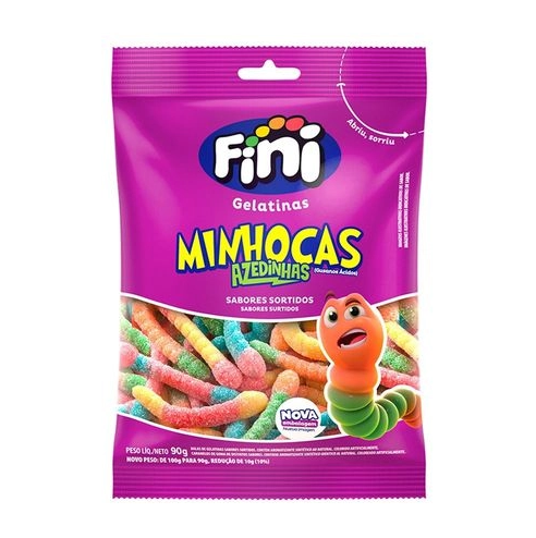 FINI GELATINA MINHOCA CITRICA 80GMR