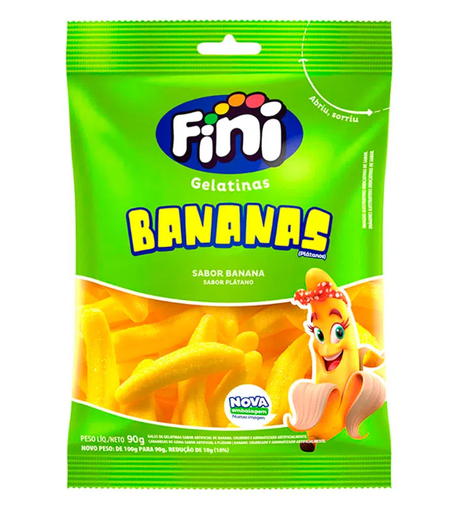 FINI GELATINA BANANAS 80GMR