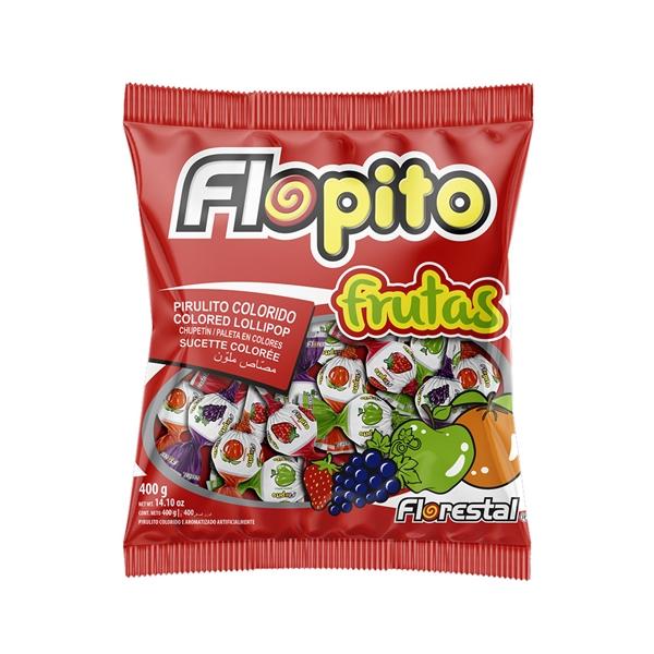 PIRULITO FLOPITO FRUTAS FLORESTAL 400G (50)