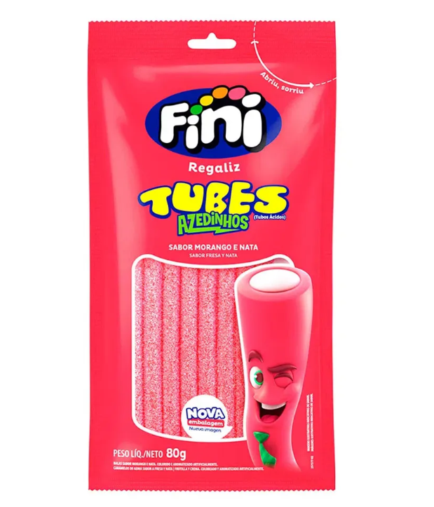FINI TUBES MORANGO CITRICO 80GMR