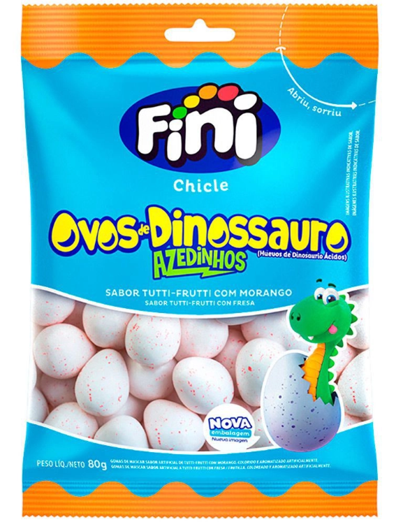 FINI CHICLE OVO DE DINOSSAURO 80GMR