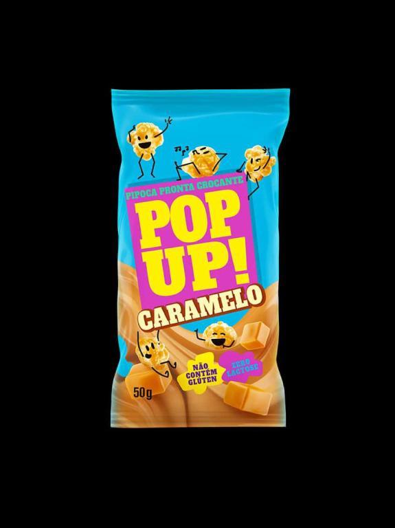 PIPOCA POP UP CARAMELO 50G
