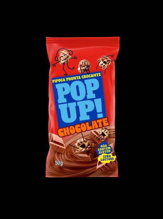 PIPOCA POP UP CHOCOLATE 50G