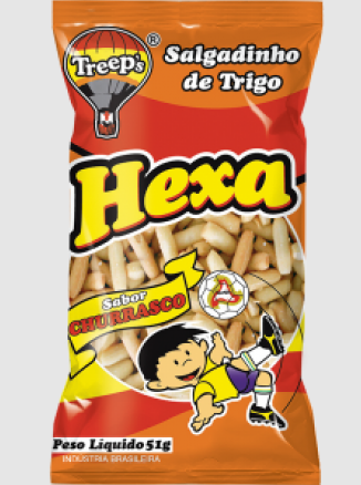 TREEPS SALGAD. HEXA CHURRASCO 20X50G