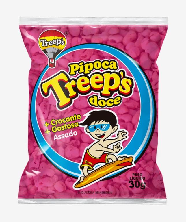 TREEPS PIPOCA DOCE 25X30G