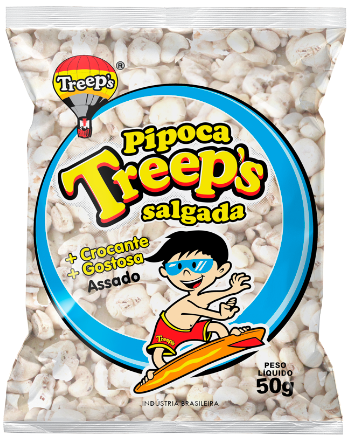 TREEPS PIPOCA SALGADA 10X50G