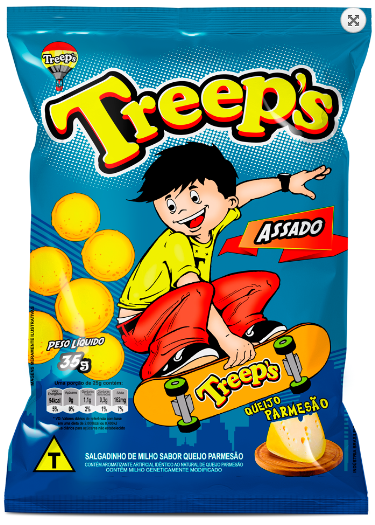 TREEPS SALG. QUEIJO PARMESAO 10X35G