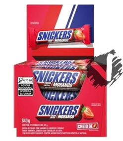 CHOC. SNICKERS MORANGO 20X42G