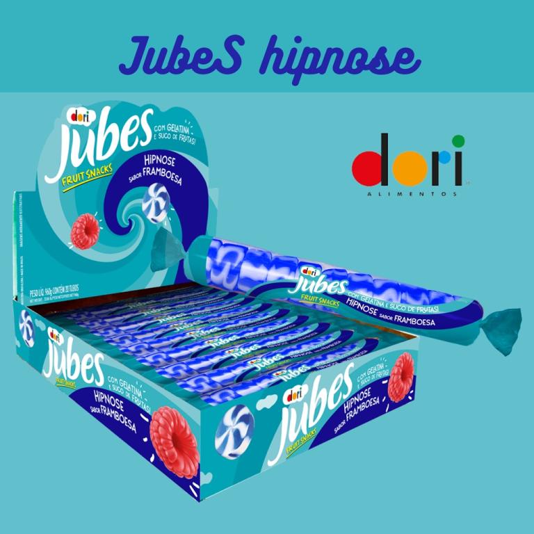 GOMA JUBES TUBO DORI HIPNOSE FRAMBOESA 20X48G
