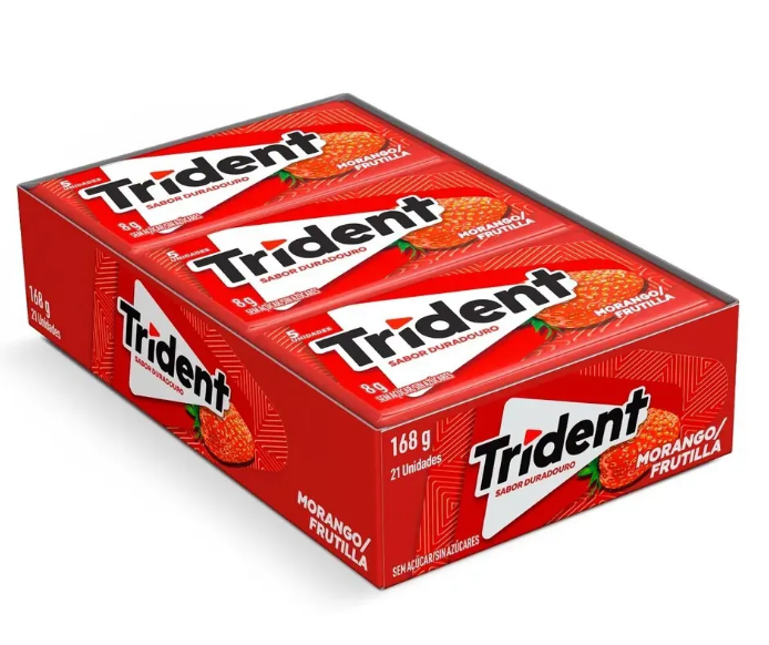 TRIDENT MORANGO 21X8G