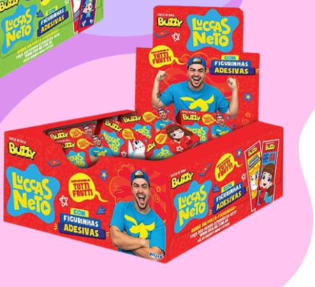 CHICLE BUZZY LUCCAS NETO TUTTI FRUTTI 90UN